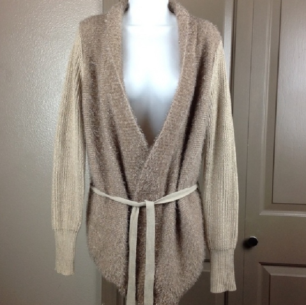Simply Vera Wang Open Cardigan Sweater